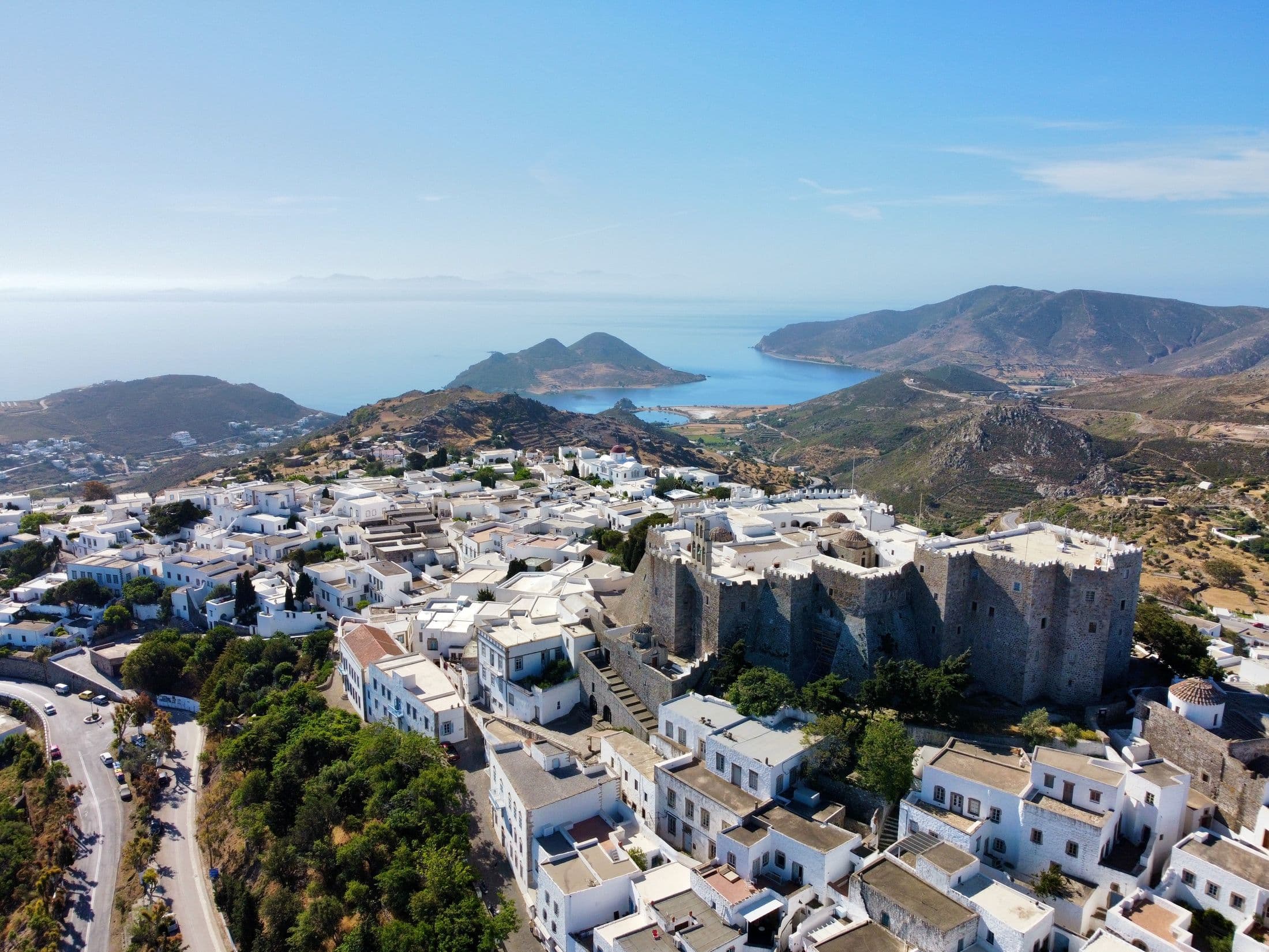 Chora et le monastère Saint-Jean, Patmos
